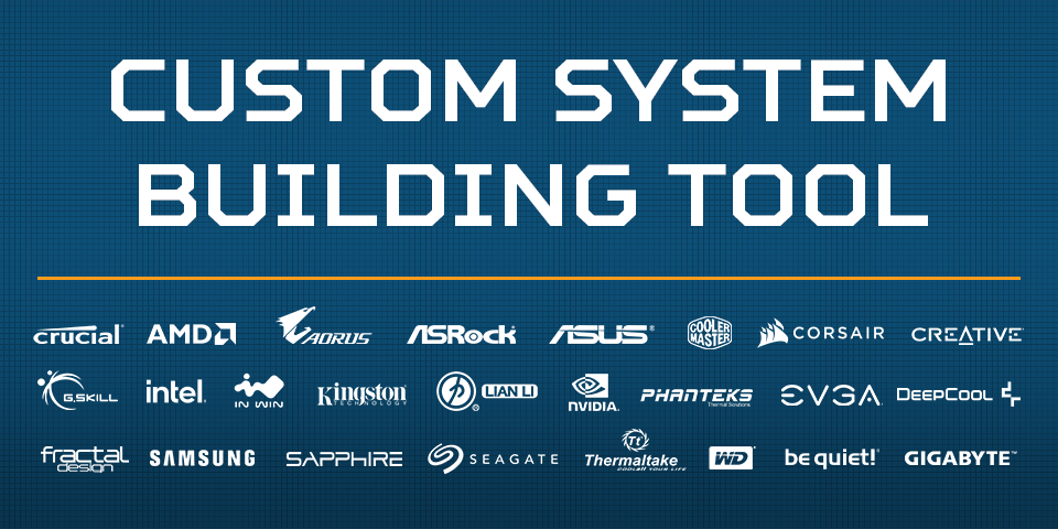 Picture of the Online Custom PC Builder Tool at PB Tech
