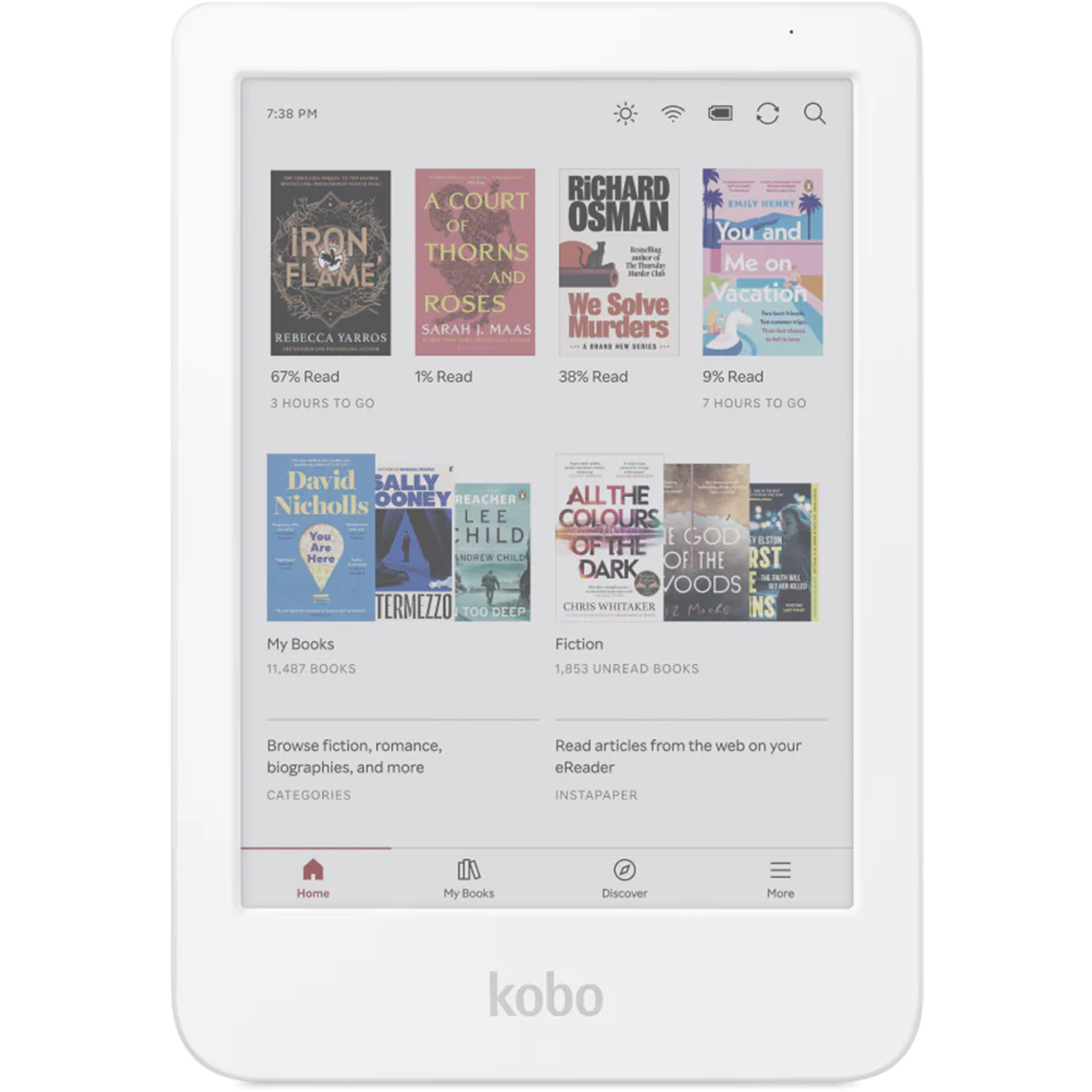 Coloured eReaders