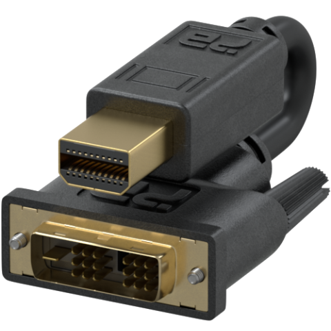 Mini DisplayPort to DVI Cables