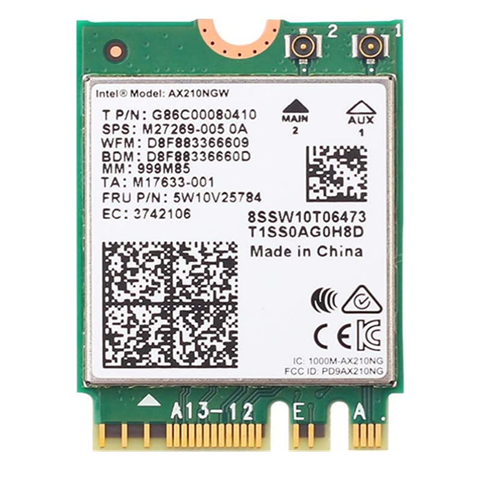 M.2 WiFi & Bluetooth Adapters