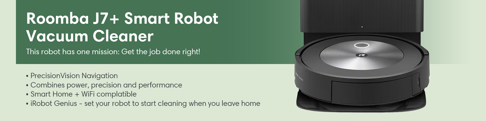 iRobot Roomba J7+ Smart Robot Vacuum Cleaner