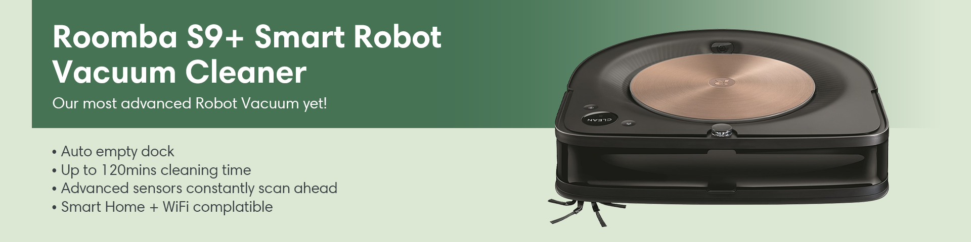 iRobot Roomba S9+ Smart Robot Vacuum Cleaner
