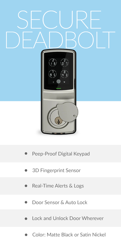 Lockly Secure Pro Deabolt Smart Lock