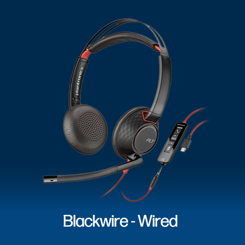 Poly Blackwire Wired Headsets