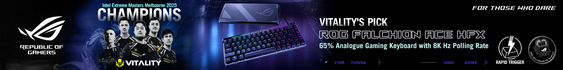 ROG Falchion Ace HFX - 65% Analogue Gaming Keyboard