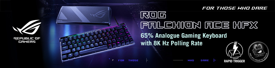 ROG Falchion Ace HFX - 65% Analogue Gaming Keyboard