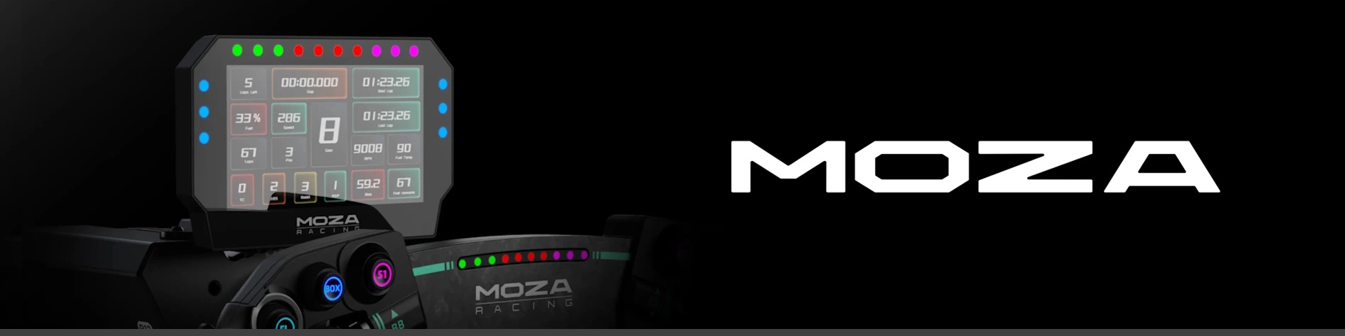 Picture of the MOZA Sim Racing and Flight Sim Gaming Gear Store at PB Tech