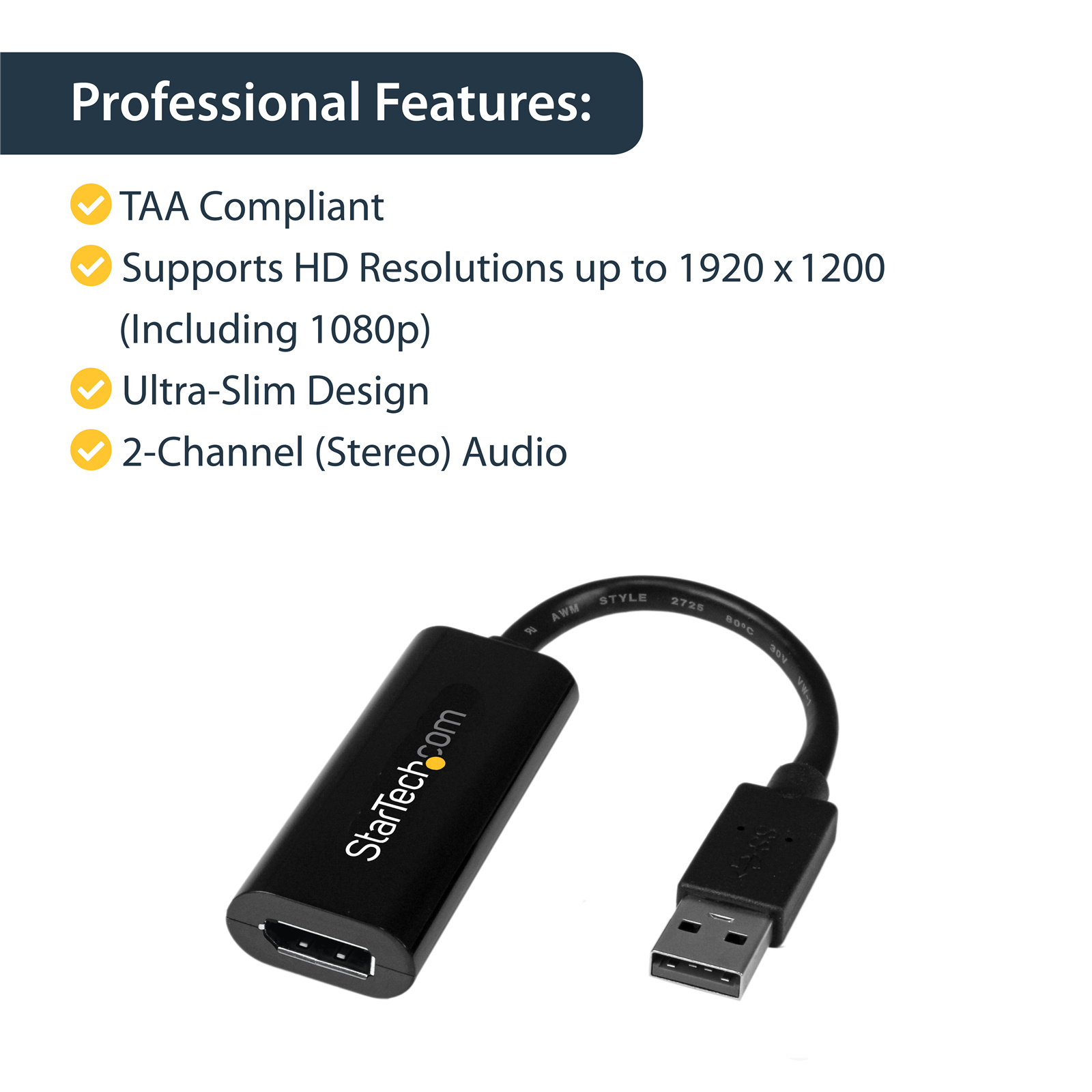   スタ－テックドットコム USB 3.0-HDMI変換アダプタ 外付けディスプレイ増設アダプタ USB32HDES 