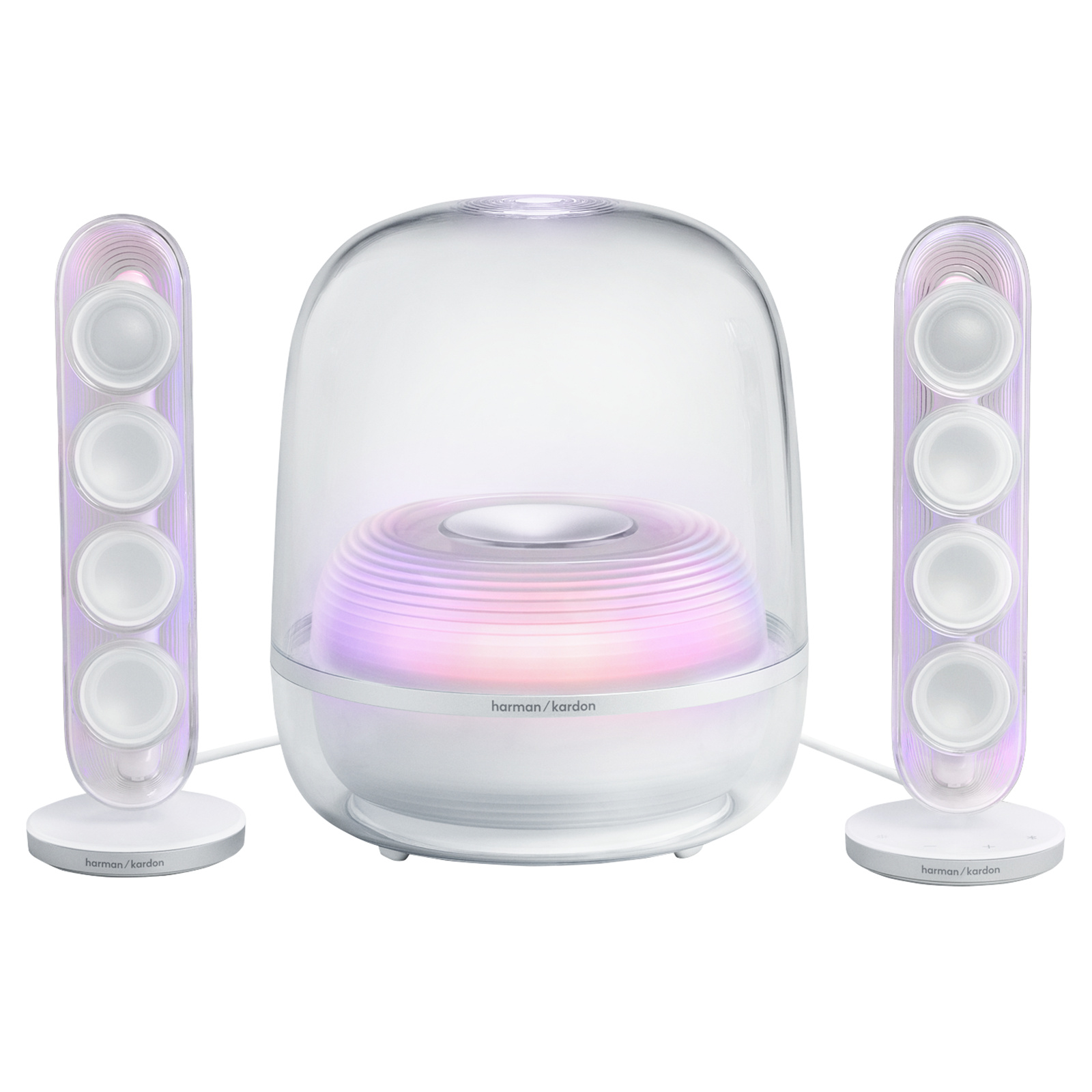Harman Kardon AURA ハーマンカードン ホワイト Harmon Kardon Hk Aura Bt Harman Kardon 4th Generation Crystal