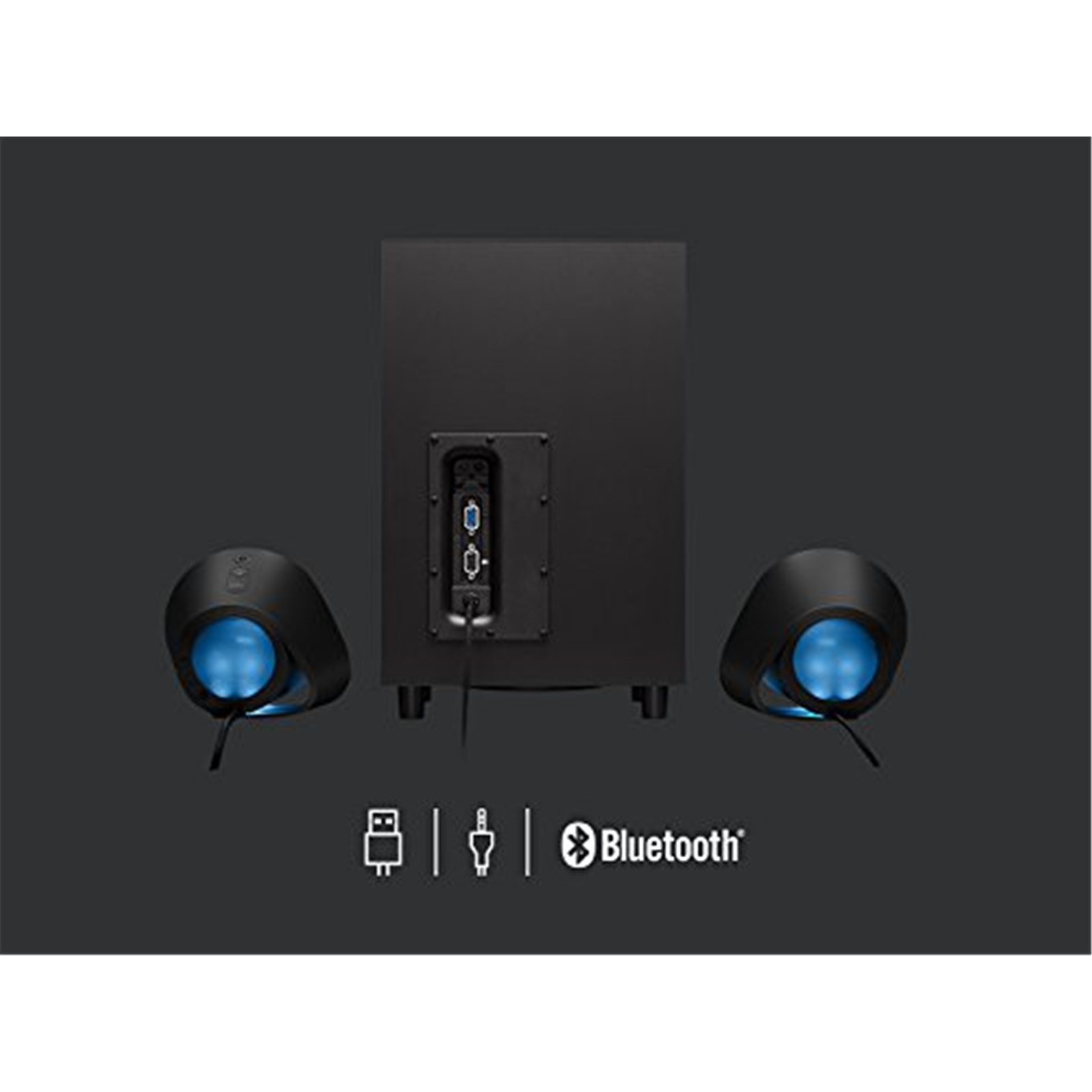 Buy the G560 2.1 LIGHTSYNC PC Gaming Speaker, Game Drive RGB... ( 980-001303 online - PBTech.com/au