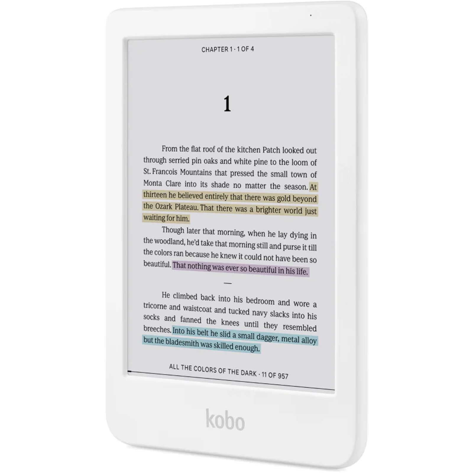 Buy the Kobo Clara Colour eReader - White 6