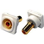AMDEX FP-RCA-RE Red RCA to RCA Jack.  Gold Plated