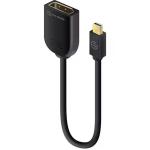 Alogic Premium MDP-DP-ADP Adapter Mini DisplayPort Male to DisplayPort Female (4K Compatible) 15cm - Black