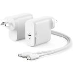 Alogic WCG1X65-ANZ 1X 65 Rapid Power 65W GAN Charger USB-C (MAX. 65W) -Includes 2m USB-C Charging Cable