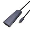 Cruxtec CH01-SG USB-C Aluminium Mulitport Mini Docking - 1x 4K HDMI, 3x USB3.0, 1x USB-C Power Delivery up to 100W Cruxtec CH01-SG USB-C Aluminium Mulitport Mini Docking - 1x 4K HDMI, 3x USB3.0, 1x USB-C Power Delivery up to 100W