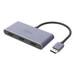 Cruxtec DT3H-8K-SG DP 1.4 to 3x HDMI 2.0 Adaptor