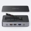 Cruxtec CDK14-SG 14-in-1 USB-C 100W Docking station with M.2 Slot Cruxtec CDK14-SG 14-in-1 USB-C 100W Docking station with M.2 Slot