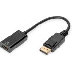 Digitus DisplayPort (M) to HDMI Type A (F) Active Adapter Cable