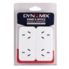 Dynamix A1LA1R Horizontal Double Adaptor - Twin Pack - Left Hand / Right Hand - White Unique Space Saving Horizontal Style Dynamix A1LA1R Horizontal Double Adaptor - Twin Pack - Left Hand / Right Hand - White Unique Space Saving Horizontal Style