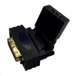 Dynamix A-HDMIF-DVIM HDMI Female to DVI-D (24+1) Male Swivel Adapter