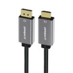 mbeat Tough Link MB-XCB-DPHDM18 DisplayPort to HDMI Cable - 1.8m - Space Grey 4K - 60Hz