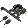 Orico Desktop PC 2 X External USB3.0 + 1 X Internal USB 3.0 connector PCI-E Express Card (PVU3-2O2I) Orico Desktop PC 2 X External USB3.0 + 1 X Internal USB 3.0 connector PCI-E Express Card (PVU3-2O2I)