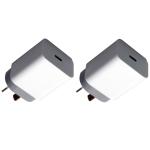 Switchwerk 20W Quick Wall Charger - 2 Pack USB-C Power Adapter Designed for iPhone / Samsung / Xiaomi / Oneplus / Vivo / Oppo / Nintendo - Any PD - Supports Magsafe 15W Wireless Charging Pad