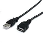 StarTech USBEXTAA3BK 3 ft Black USB Extension Cable A to A