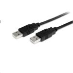 StarTech USB2AA1M 1m USB2.0 A to A Cable - M/M Type A Male to Type A Male Cable, to connect USB devices to a PC or another USB device.