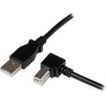 StarTech.com USBAB2MR USB 2.0 - 480Mbps USB-A to USB-B Cable - 2m Right Angle - A to B - M/M