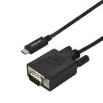 StarTech CDP2VGAMM1MB 1 m (3.3 ft.) USB-C to VGA Cable - USB Type-C to VGA Adapter Cable - 1920 x 1200 - Black