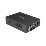 StarTech MCMGBSCMM055 Multimode (MM) SC Fiber Media Converter for 10/100/1000 Network - 550m Range - Gigabit Ethernet - 850nm - Full Duplex