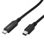 StarTech CDP2MDPMM6B 1.8m / 6ft USB-C to Mini DisplayPort Cable - 4K 60Hz - Black - USB 3.1 Type C  to mDP Adapter (CDP2MDPMM6B)