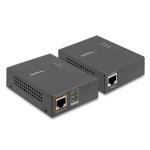 StarTech.com UPOESPLT1G 1 Port Gigabit PoE Injector & Splitter Kit - 60W High Power over Ethernet Injector  100m/12-24V DC Splitter 802.3bt Midspan Single Port Ultra PoE LAN/RJ45 Security/Monitoring