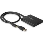 StarTech.com MDP2DVID2 Mini DisplayPort to Dual-Link DVI Adapter - USB Powered - Dual Link Connectivity - Black - DVI Active Display Converter
