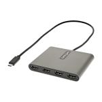 StarTech.com USBC2HD4 USB C to 4 HDMI Adapter - External Card