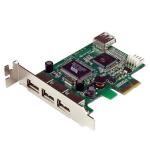 StarTech PEXUSB4DP 4 Port LP PCI Express USB Card