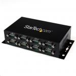 StarTech ICUSB2328I 8 Port USB to DB9 RS232 Serial Adapter Hub Industrial DINRail and Wall Mountable  - USB to RS 232