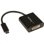 StarTech CDP2DVI USB-C to DVI Adapter - Black - 1920x1200 - USB Type C Video Converter for Your  DVI-D Display / Monitor / Projector (CDP2DVI)