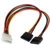 StarTech.com PYO2LP4SATA LP4 to SATA Power Splitter Cable - 30cm LP4 to 2x SATA - 12 inch StarTech.com PYO2LP4SATA LP4 to SATA Power Splitter Cable - 30cm LP4 to 2x SATA - 12 inch
