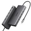 UGREEN Revodok Pro 313 USB-C 13 IN 1 Docking Station Triple Display With 100W Power Delivery - 2x HDMI - 1x DP - 10Gbps Ethernet Port - 1x USB-C 3.2 - 4x USB-A - SD/TF, 3.5mm Audio - Docking Station for MacBook Air/Pro, iPad Pro/Air, Dell X UGREEN Revodok Pro 313 USB-C 13 IN 1 Docking Station Triple Display With 100W Power Delivery - 2x HDMI - 1x DP - 10Gbps Ethernet Port - 1x USB-C 3.2 - 4x USB-A - SD/TF, 3.5mm Audio - Docking Station for MacBook Air/Pro, iPad Pro/Air, Dell X