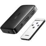 UGREEN 80125 HDMI Switch 3 IN 1 OUT HDMI Switcher Splitter Supports 4K 3D HD Monitor Wireless Remote Control Compatible with TV, PS5/PS4/PS3, Laptop/PC DVD Blu-Ray Xbox Roku HDTV