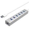 Unitek 7 Port USB 3.0 Aluminium Hub with 5V2A Power Adapter Unitek 7 Port USB 3.0 Aluminium Hub with 5V2A Power Adapter