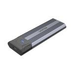 Unitek S1204B USB3.1 Gen 2 Type C Aluminum Enclosure for M.2 NVMe & SATA SSD, 10Gbps data transfer speed, Space Grey, With USB-C to C Cable and USB-A to C Cable, Gift Box
