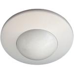 HOUSEWATCH 55-451 360 Degree Mini Flush Mount Sensor - IP40 - Passive IR - 5.6 - 11m Detection Range at 2.5m High - Cutout diameter: 33mm - Omni-directional Dual Element Sensor - White Colour