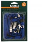 Dixon Lanyard Flat Hangsell - Blue - 10 Pack