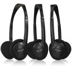 Behringer HO66 Stereo Headphones 3-Multipack