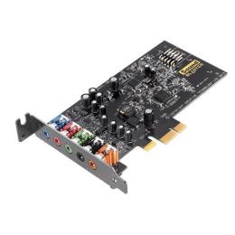 Creative Sound Blaster Audigy FX 5.1 PCIe Sound Card with SBX Pro Studio - with low profile bracket, 24-bit/192kHz, 106dB SNR, 600 ohm headphone amplifier
