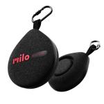 MILO Carry Case - Black / Red Highlights Premium Carry Case to Hold 1 Milo / Clip & Charging Cable (Not Included) - Includes 1 Carabiner