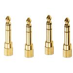 RODE HJA-4 3.5mm to 6.3mm TRS Headphone Adapters for RODECaster Pro - Pack of 4